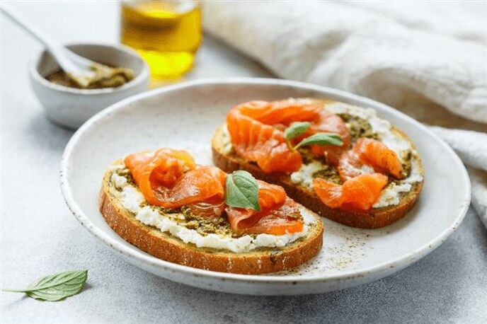 Saumon Toast