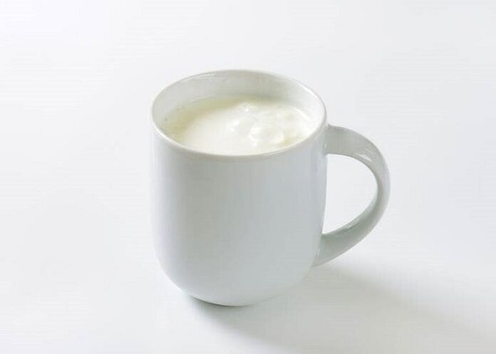 schlanker Joghurt Becher