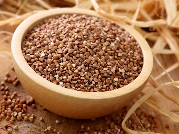 d'Virdeeler vu Buckwheat fir Gewiichtsverloscht