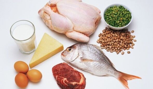 Liewensmëttel fir eng Protein Ernärung